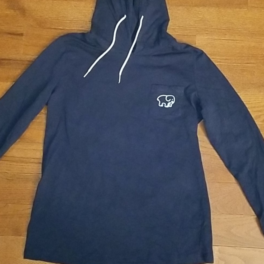 Long sleeve Ivory Ella shirt w/ hood
